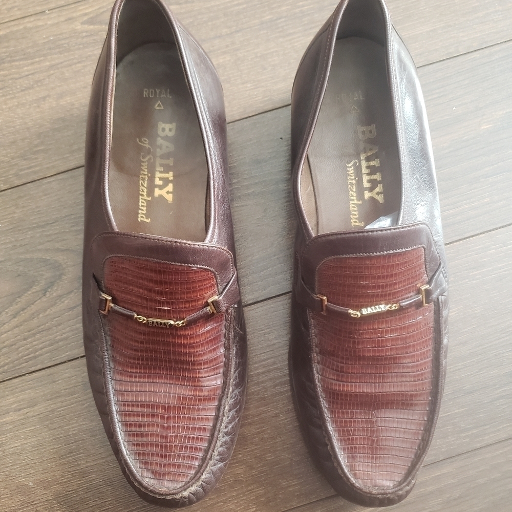 Vtg Bally Of Switzerland Royal Loafers
